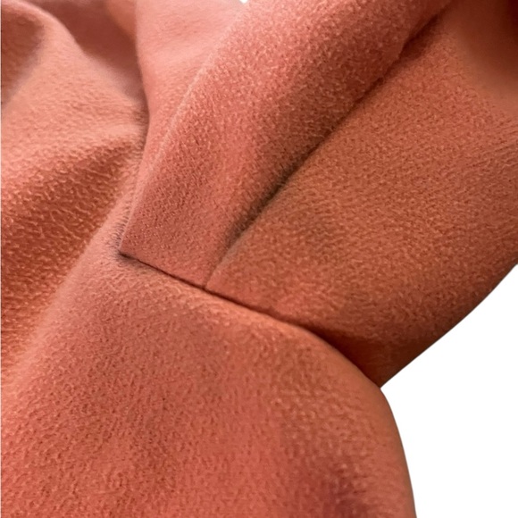 Oak + Fort Long Peach Wool-Blend Style Coat Small - Picture 9 of 9
